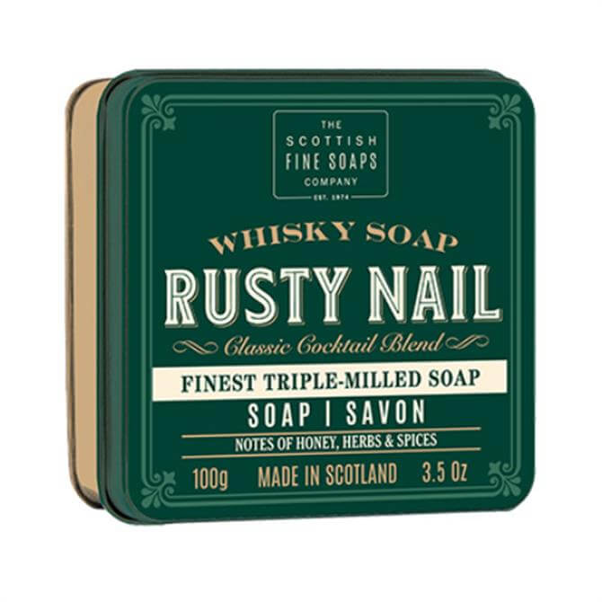 Scottish Fine Soaps Whisky Cocktail Rusty Nail Luxury Soap